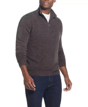 Load image into Gallery viewer, NWT Weatherproof Vintage Men's Soft Touch Quarter Zip Sweater  Charcoal L
