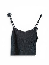 Load image into Gallery viewer, NWT Wild Fable Women's Rosette Mini Sweater Dress in Floral Black M
