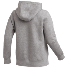 Load image into Gallery viewer, NWT NIKE CLUB WOMEN'S TRAINING PULLOVER HOODIE. Dk Grey Heather/White M
