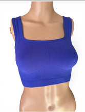 Load image into Gallery viewer, NWT Colsie lounge bralette Cobalt Blue XS

