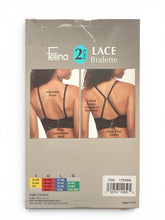 Load image into Gallery viewer, NWT Felina Women's Intimates &amp; Sleepwear Felina 2-Pack
Lace Bralette White/Bk L

