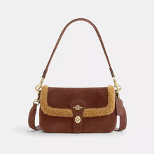 Load image into Gallery viewer, Coach Hadley Shoulder Bag Gold/Vintage Brown Multi
