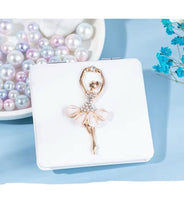 Load image into Gallery viewer, Andrea’s Deals Ballerina Makeup Magnifying Mirror 2 Sides Foldable
