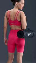 Load image into Gallery viewer, NWT Nike Zenvy Gentle-Support Biker Short Desert Berry/Pink (DQ6003-666) Small
