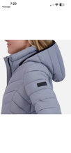 Load image into Gallery viewer, NWT Dkny Women's Hooded Puffer Jacket, Gray, Size M
