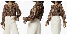 Load image into Gallery viewer, NWT Joie Womens Women's Cecarina Top in Pinecone Multi M
