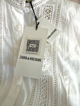 Load image into Gallery viewer, NWT Zadig &amp; Voltaire Redda Dress Tunic Shirt Top Cotton Judo Size S $448

