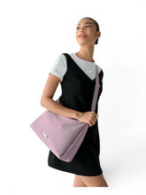 Load image into Gallery viewer, NWT Kate Spade Carter Nylon Large Convertible Crossbody Lavender Smoke
