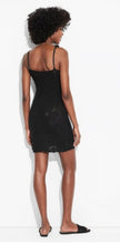 Load image into Gallery viewer, NWT Wild Fable Women's Rosette Mini Sweater Dress in Floral Black M
