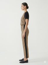 Load image into Gallery viewer, NWT Beymen Club 2-Piece Matching Set Geometric Print Blouse &amp; Tuxedo Trousers S
