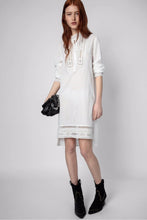 Load image into Gallery viewer, NWT Zadig &amp; Voltaire Redda Dress Tunic Shirt Top Cotton Judo Size S $448
