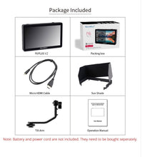 Load image into Gallery viewer, FEELWORLD F5 Pro 5.5" 4K On-Camera Touchscreen Monitor.
