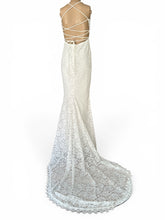 Load image into Gallery viewer, NWT Lulus Perfectly Beloved White Lace Sleeveless Lace-Up Maxi Dress M $148
