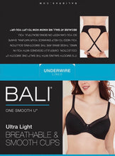 Load image into Gallery viewer, NWT Bali Light Underwire Bra, Smoothing, Spacer Bra Cups 38DD #DF3439

