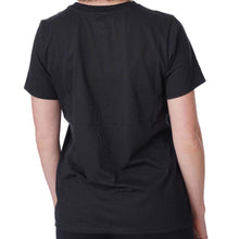 Load image into Gallery viewer, NWT Women Skechers LA "Shine" Rhinestone Logo Tee Black XL
