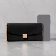 Load image into Gallery viewer, NWT Kate Spade Phoebe Turnlock Mini Crossbody Black/Gold
