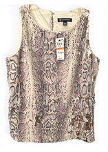 Load image into Gallery viewer, NWT Inc International Concepts Ethereal Run Petite/Small Color: Brown/Cream
