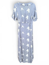 Load image into Gallery viewer, NWT Lost + Wander Iris Ruffled Floral Print Short Sleeve Maxi Wrap Dress. M
