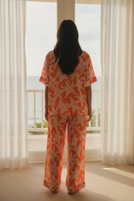 Load image into Gallery viewer, NWT Room Service Women's Orange Starfish Pajama Set - L
