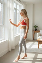 Load image into Gallery viewer, NWT Zara Terry Cloth Cutout Bra Top Red &amp; White M
