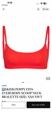 Load image into Gallery viewer, NWT Skims Fits Everybody scoop neck bralette in Neon Coral XXS
