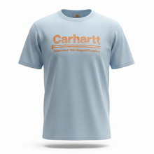Load image into Gallery viewer, NWT Carhartt Relaxed Fit Graphic Tee TK5754-M Light Blue XL
