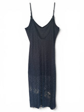 Load image into Gallery viewer, NWT Wild Fable Women's Bow Lace Midi Dress in Black L
