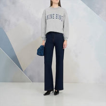 Load image into Gallery viewer, NWT FRAME Le Slim Palazzo Long Jeans Color : Rinse Style: LSPL814. Size 28
