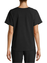 Load image into Gallery viewer, NWT ClimateRight by Cuddl Duds Women's V-Neck Scrub Top Black M
