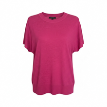 Load image into Gallery viewer, NWT Banana Republic Women's Size S Short Sleeve Pink Sweater Top Linen &amp; Rayon
