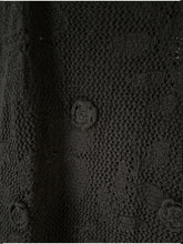 Load image into Gallery viewer, NWT Wild Fable Women's Rosette Mini Sweater Dress in Floral Black M
