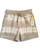 Load image into Gallery viewer, NWT Cat &amp; Jack Girls Dark Beige Tie Dye Above the Knee Knit Shorts. Size 8
