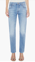 Load image into Gallery viewer, NWT MOTHER Hiker Hover Mid Rise Slim Straight Leg Jeans Baubles and Trinkets 26
