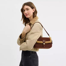 Load image into Gallery viewer, Coach Hadley Shoulder Bag Gold/Vintage Brown Multi
