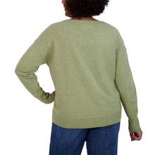 Load image into Gallery viewer, NWT Lucky Brand Women's Soft Long Sleeve V-Neck Sweater Olive Night (Green)XL
