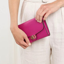 Load image into Gallery viewer, Lauren Ralph Lauren Adair Leather CrossBody Bag Fuschia
