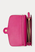 Load image into Gallery viewer, Lauren Ralph Lauren Adair Leather CrossBody Bag Fuschia
