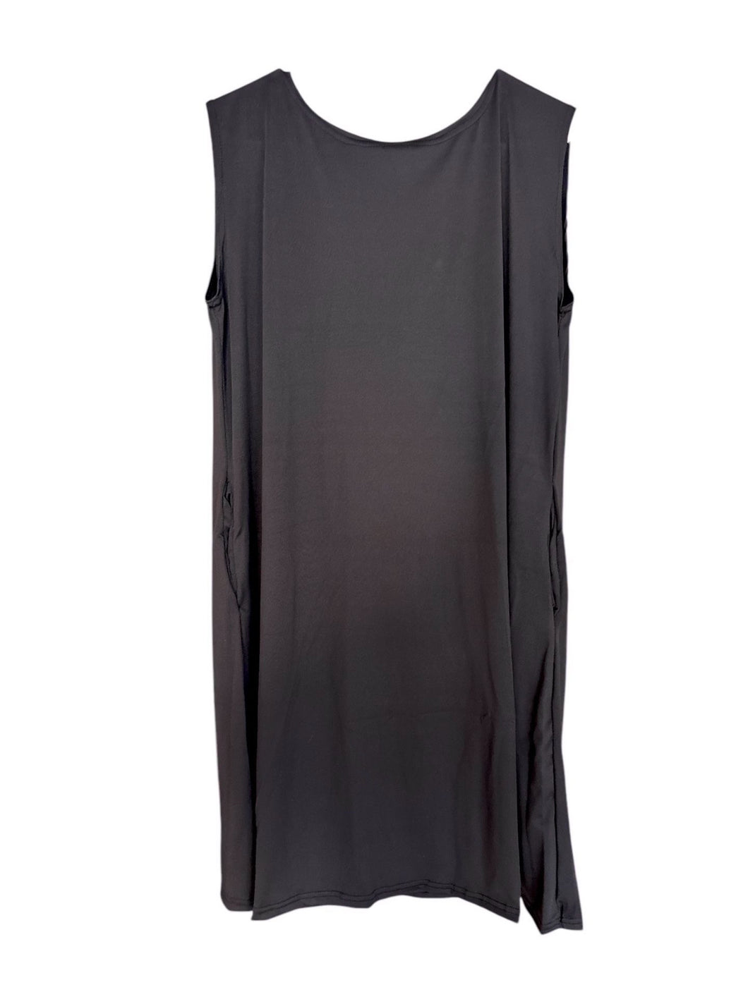 AD Black Coverup Dress with Pockets Size 2XL
