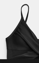 Load image into Gallery viewer, Cupshe Romantic/Feminine Mesh Wrap Front Cutout One Piece Swimsuit Black M

