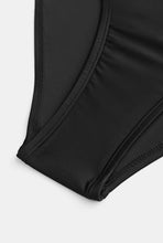 Load image into Gallery viewer, Cupshe Romantic/Feminine Mesh Wrap Front Cutout One Piece Swimsuit Black M
