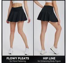 Load image into Gallery viewer, Baleaf Women's Tennis Skirts High Waisted Tummy Control Pleated Bk 2XL
