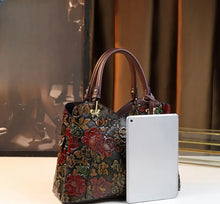 Load image into Gallery viewer, Andrea’s Deals Vintage Flower Pattern Handbag, Classic
