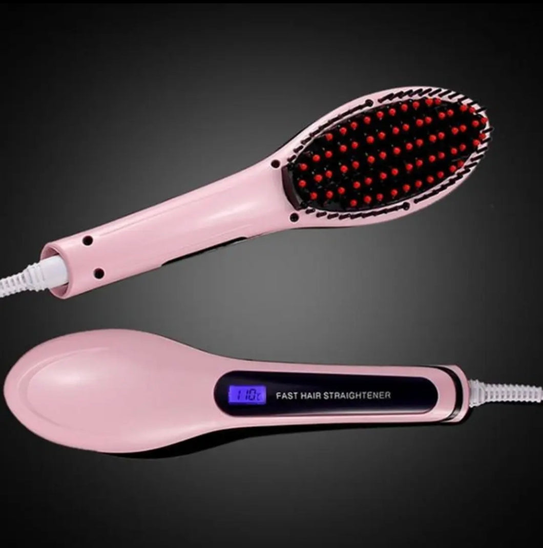 Fast Hair Straightener HQT-906 Pink