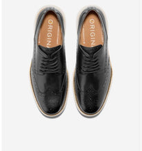 Load image into Gallery viewer, Cole Haan Men&#39;s Original Grand Remastered Wingtip Oxfords Black 10.5
