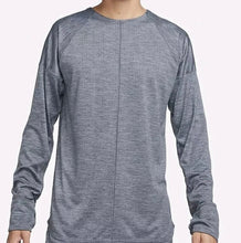 Load image into Gallery viewer, Men&#39;s Nike Yoga Men&#39;s Dri-FIT Crew Long Sleeve Top Heathered Gray Size XL
