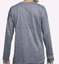 Load image into Gallery viewer, Men&#39;s Nike Yoga Men&#39;s Dri-FIT Crew Long Sleeve Top Heathered Gray Size XL
