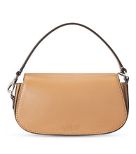 Load image into Gallery viewer, Lauren Ralph Lauren Mini Tanner Leather Convertible Clutch Buff
