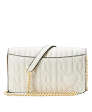 Load image into Gallery viewer, Lauren Ralph Lauren Quilted Leather Turn-Lock Mini Crossbody Vanilla
