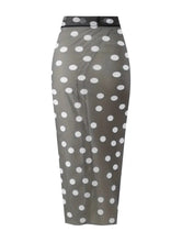 Load image into Gallery viewer, AD Beads Halter Hollow Out One-piece Bathing-suit &amp; Polka Dots Coverup
