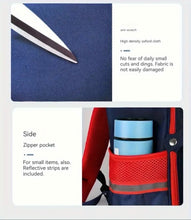 Load image into Gallery viewer, AD Royal Blue School Backpack For 3-14 Years Old Boys And Girls, British Style (Copy)
